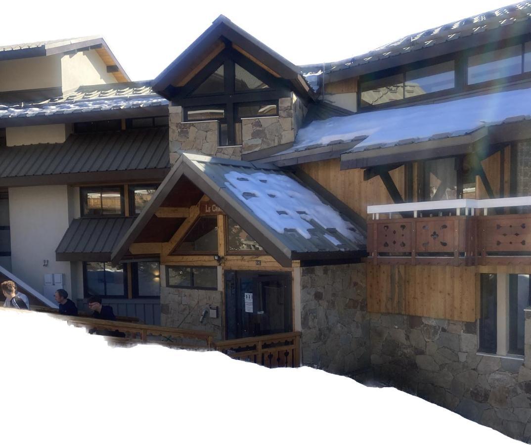 Sunny Studio 25 M2 Mountain View Balcony In Alpe D Huez District Eclose Alpe d'Huez Екстериор снимка