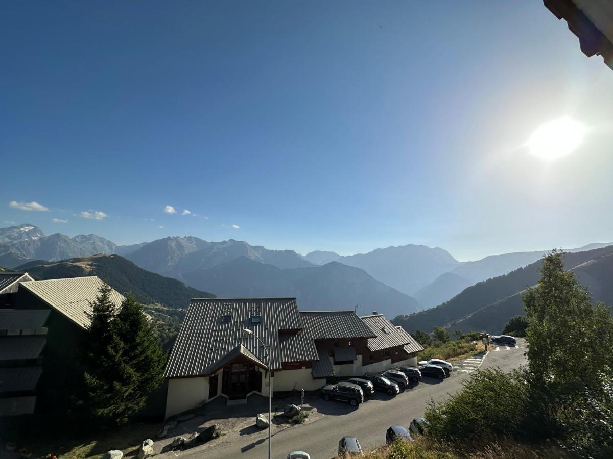 Sunny Studio 25 M2 Mountain View Balcony In Alpe D Huez District Eclose Alpe d'Huez Екстериор снимка