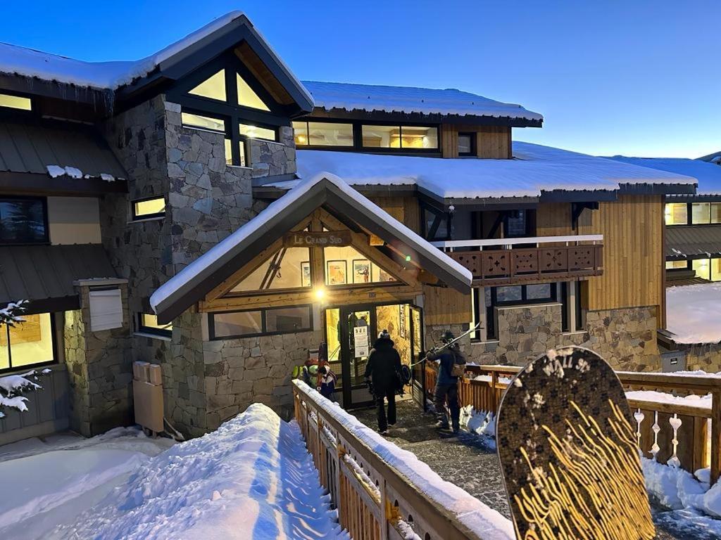 Sunny Studio 25 M2 Mountain View Balcony In Alpe D Huez District Eclose Alpe d'Huez Екстериор снимка